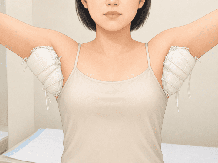 圧迫固定のイメージ